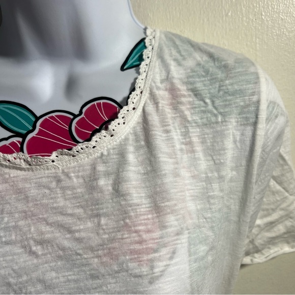 White Peplum Crop Top - Picture 2 of 4